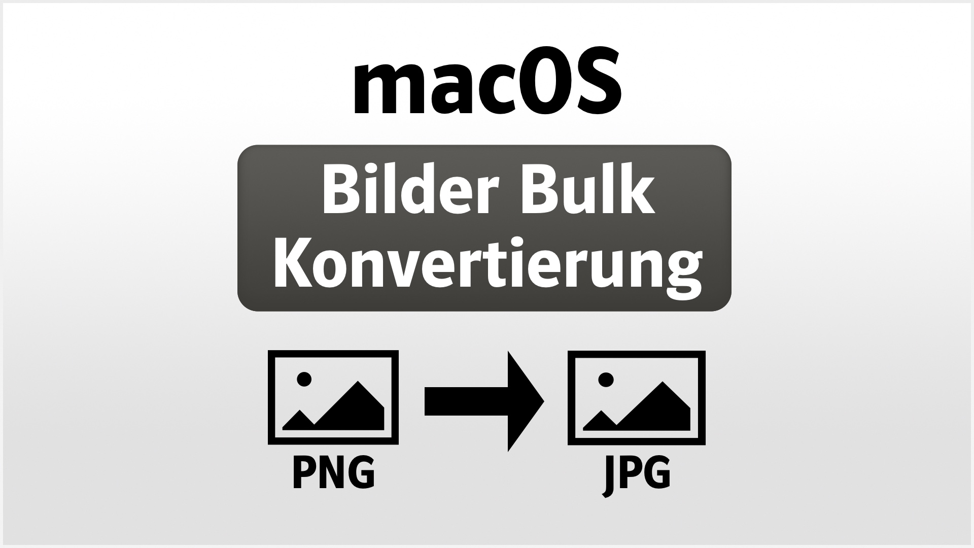 macOS Bilder Massenkonvertierung via Vorschau