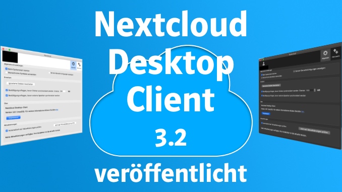 Nextcloud Desktop Client 3.2 veröffentlicht