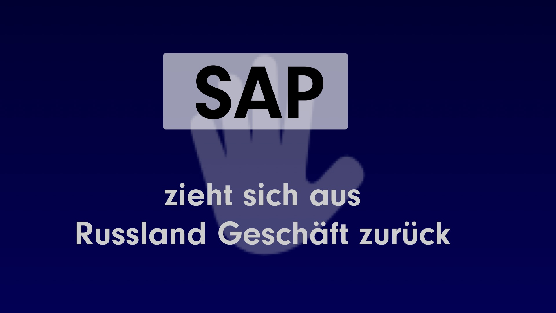 SAP beendet Russland Geschäft