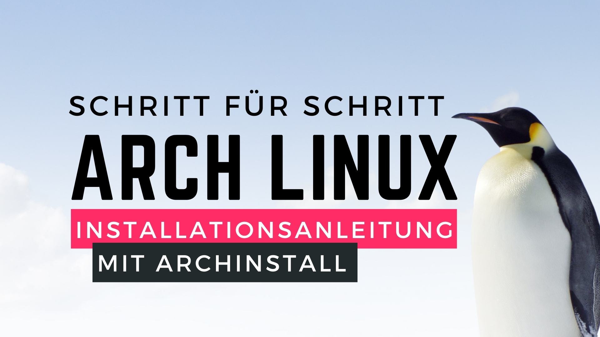 Arch Linux Installation via ArchInstall Script